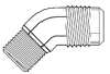 Elbow (Male 45 deg SAE)