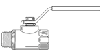 Ball Valve (Male Pipe to Female Pipe)