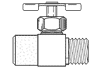 Needle Valve (Female Pipe to Male Pipe)