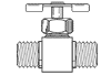 Needle Valve (Male Pipe to Male Pipe)