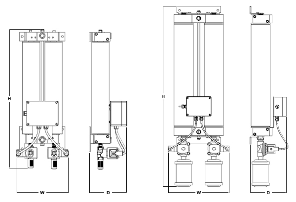 HR Series Dimensions