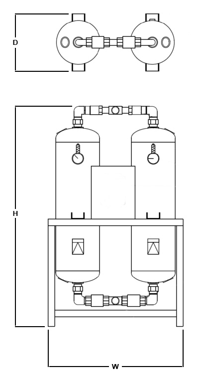 HRL Series Dimensions