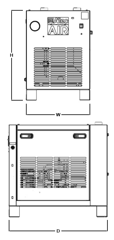 RHT Series Dimensions