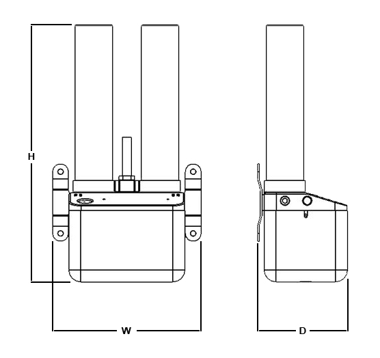 VCD Series Dimensions